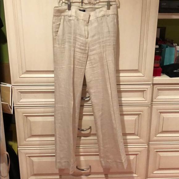 j crew linen pants womens